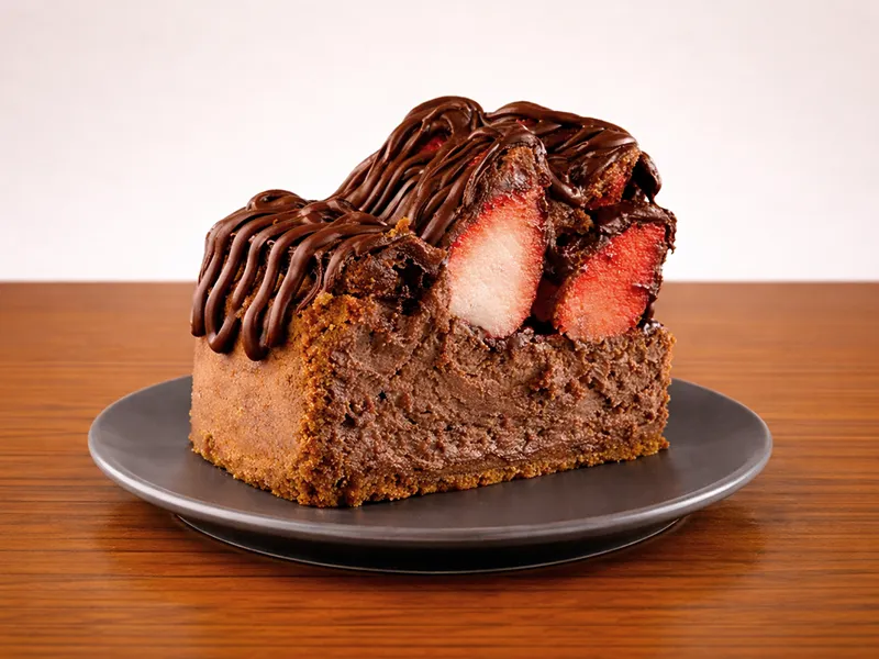 Nutella & Strawberry Cheesecake