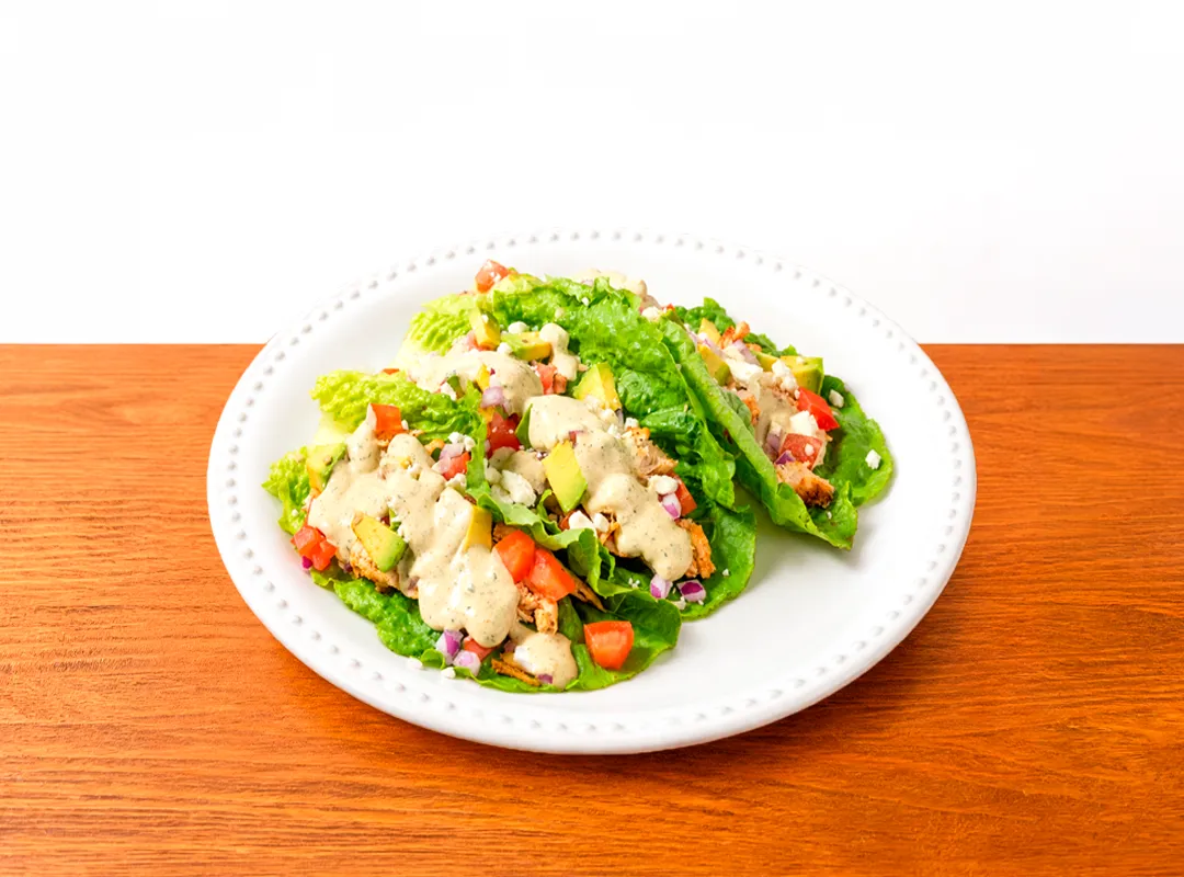 Grilled Chicken Lettuce Tacos