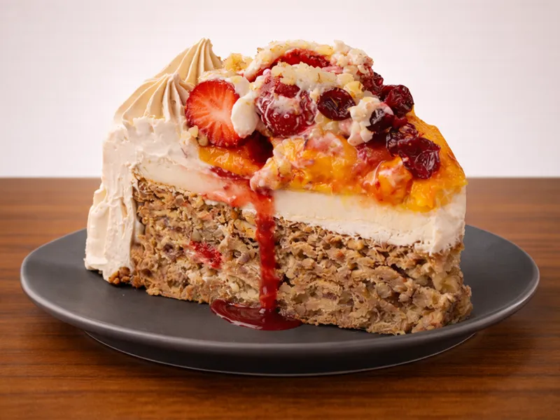 Banana & Strawberry Mostachón