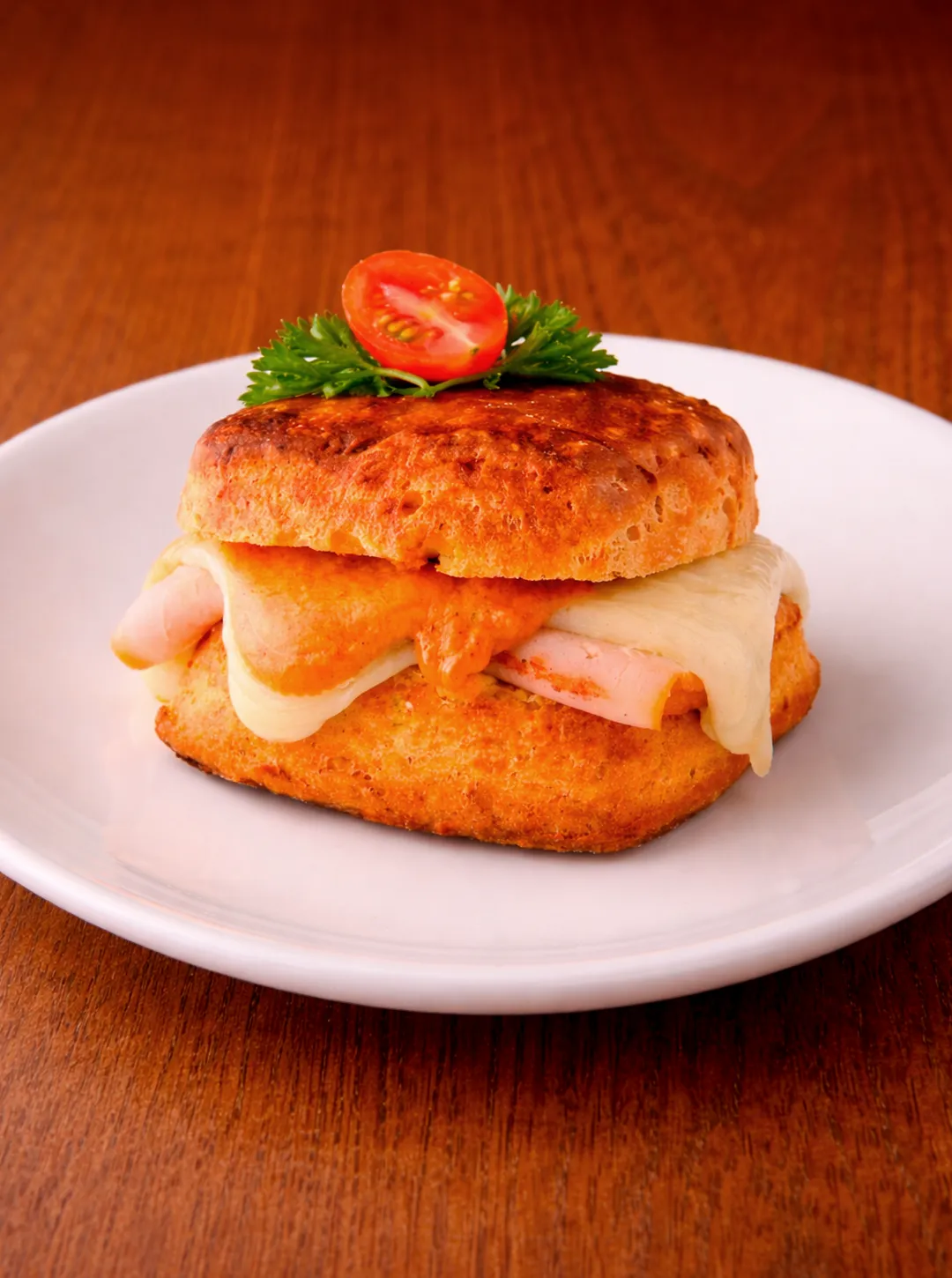 Turkey Ham & Cheese Biscuit