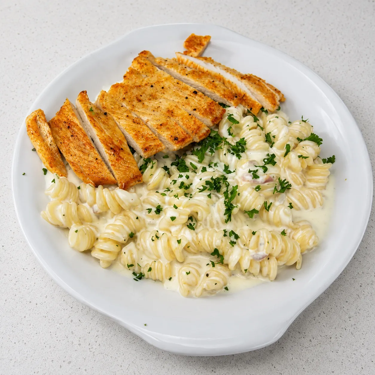 Three Cheese Alfredo Pasta