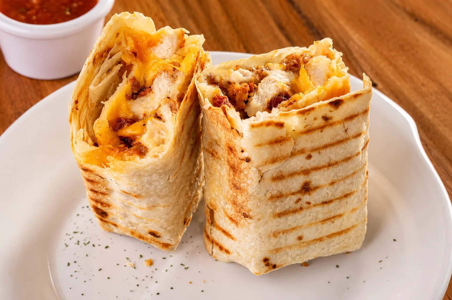 Bacon Buffalo Wrap