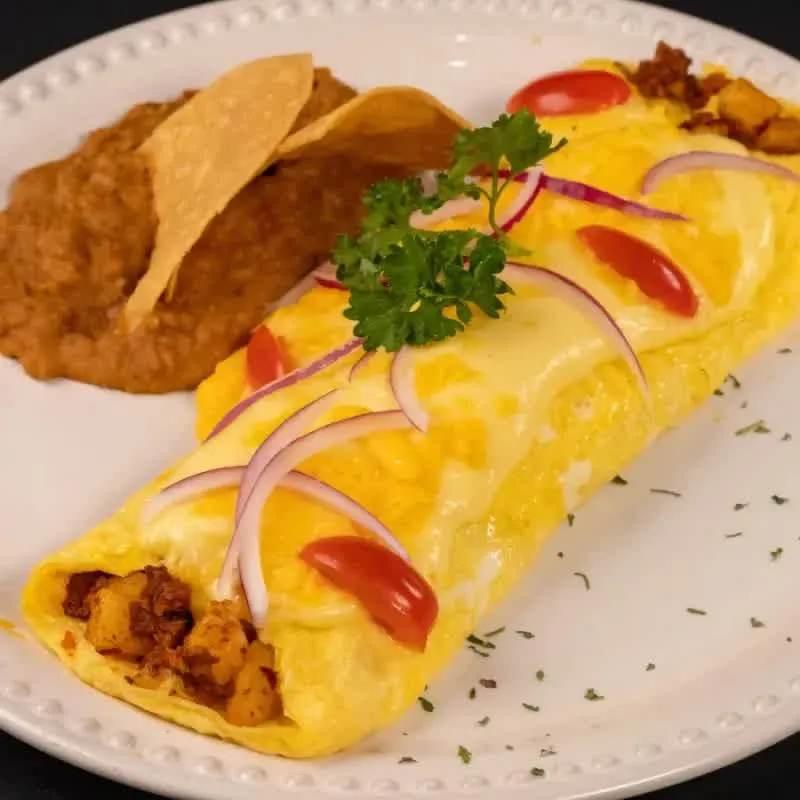 Chorizo & Potato Omelette