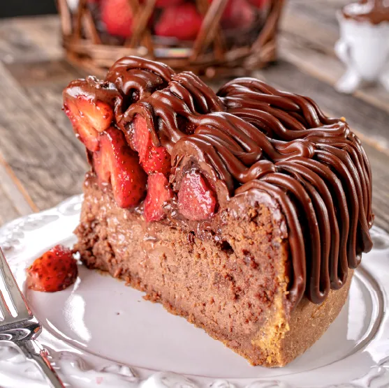 Nutella & Strawberry Cheesecake