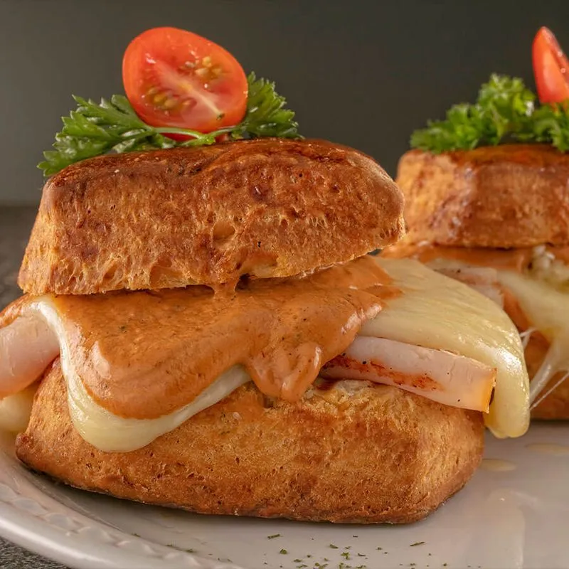 Turkey Ham & Cheese Biscuit